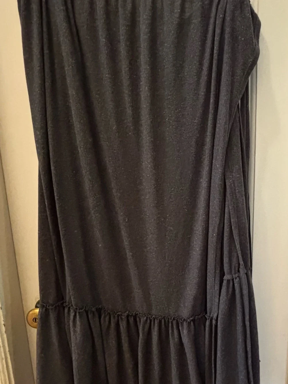 Free People Beach Women’s grey fibbed convertible maxi skirt/dress NWT size S